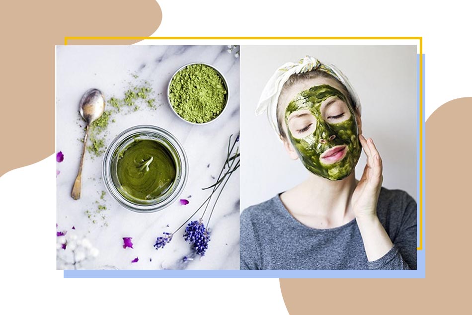 Dùng mặt nạ trà xanh là phương pháp trị viêm nang lông ở mặt phổ biến hiện nay