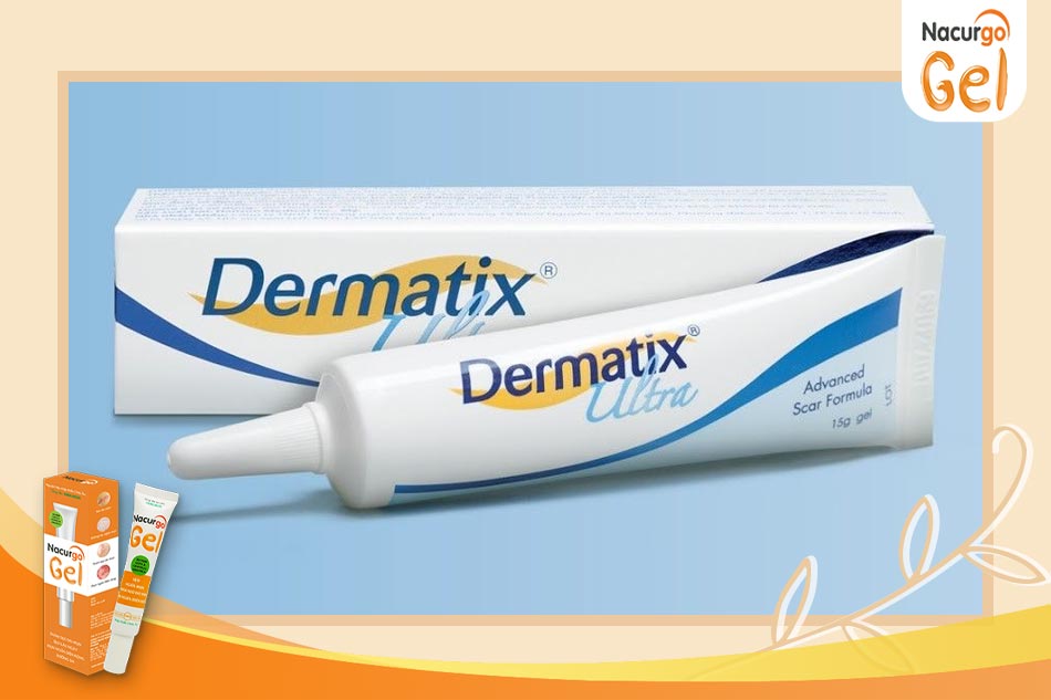 Làm mờ sẹo bằng gel trị sẹo Dermatix của Mỹ