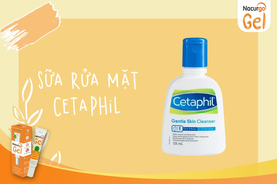 Sữa rửa mặt dạng gel Cetaphil trị mụn ẩn