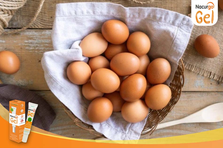 Tránh ăn trứng gà hoặc các sản phẩm từ trứng gà để tránh hình thành sẹo lồi
